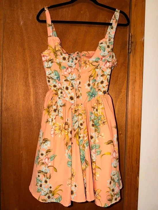 Agua Bandita xREVOLVE Spring Mini Dress in Shan Floral Size S - Picture 3 of 5